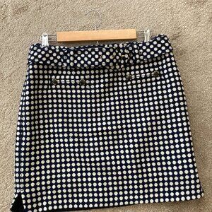 VINTAGE JUICY COUTURE MINI SKIRT  NAVY AND WHITE   4